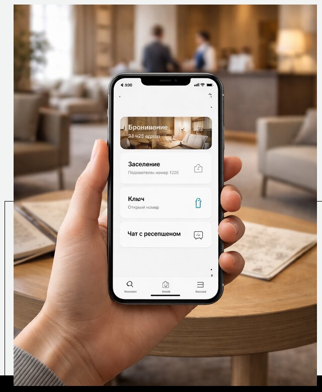 Мобильное приложение для гостей отеля в Норильске, управление сервисом